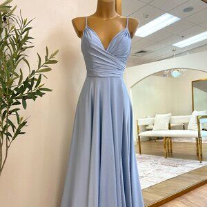 Serena dress | Dusty blue 7485
